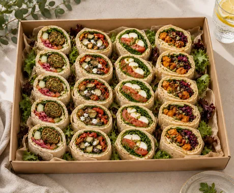 Vegetarian Wrap Platter