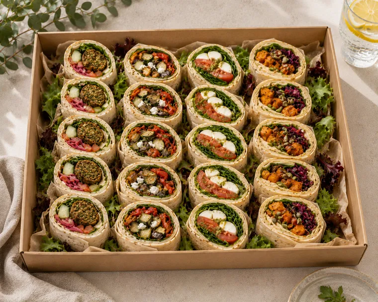 Vegetarian Wrap Platter